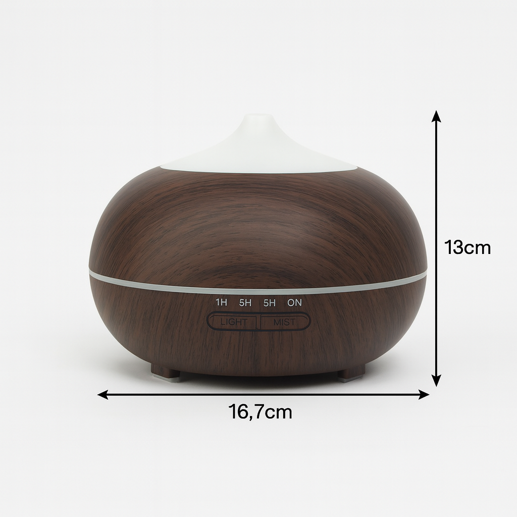 Nawilżacz Powietrza RUHHY 4w1 – Ultradźwiękowy Dyfuzor, Jonizator i Lampka LED - obrazek 2